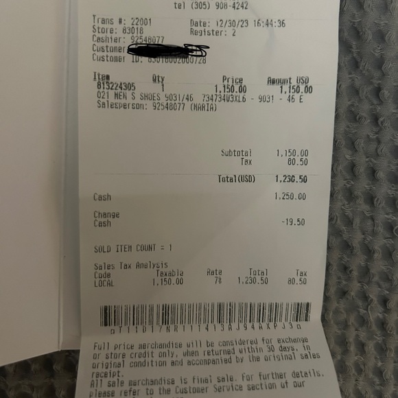 Balenciaga 3xL brand new size 13 - Picture 7 of 7